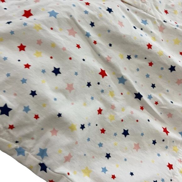 Caribbean Joe White Multicolored Star Print Shorts Size 12 - Picture 9 of 10